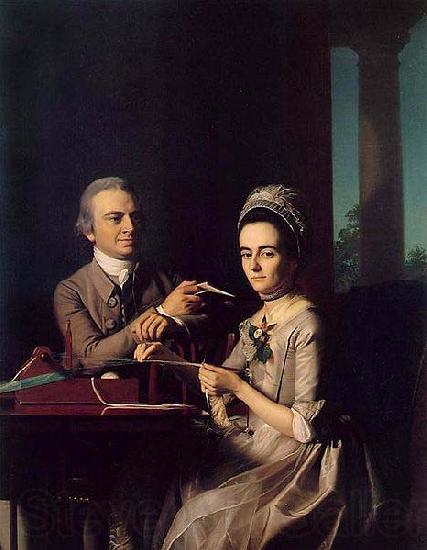 John Singleton Copley Mr. and Mrs. Thomas Mifflin Norge oil painting art